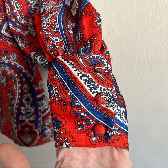70's Paisley Blouse - Picture 6 of 8